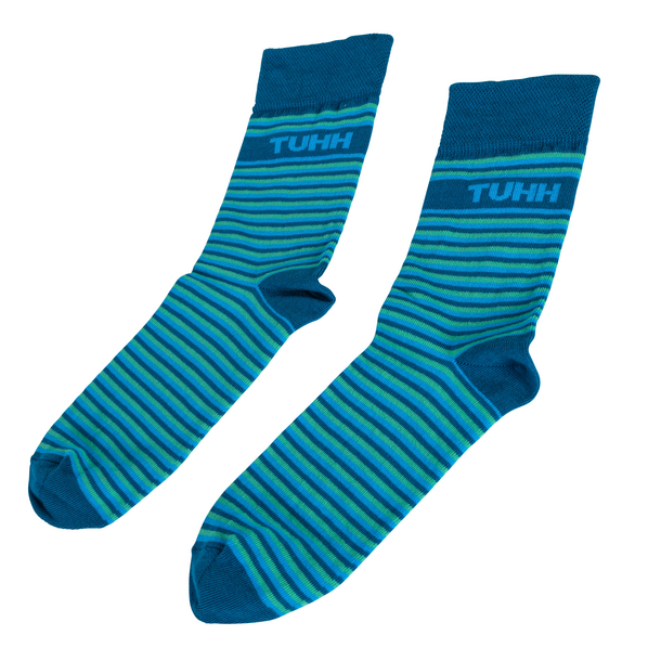 Socks with the TU Hamburg logo