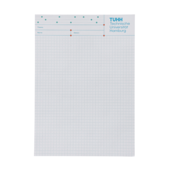 A4 writing pad made from recycled paper